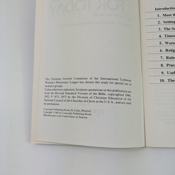 Religious Lutheran Booklets Concordia Bible Study Women's Groups 70s 80s Vintage - Picture 13 of 16
